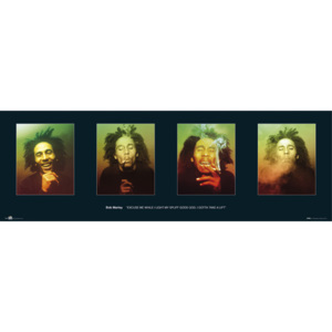 Plakát, Obraz - Bob Marley - faces, (91 x 30 cm)