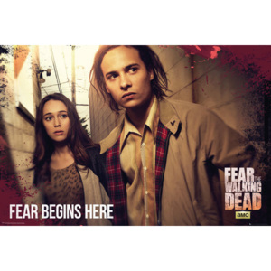 Plakát, Obraz - Fear The Walkind Dead - Fear Starts Here, (91,5 x 61 cm)