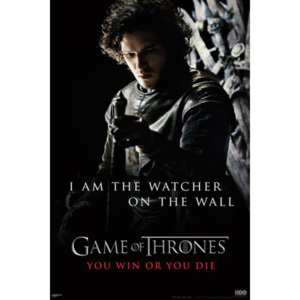 Plakát, Obraz - GAME OF THRONES - I'm the watcher on the wall, (61 x 91,5 cm)