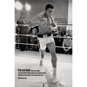 Plakát, Obraz - Muhammad Ali - fast, (61 x 91,5 cm)