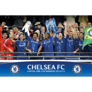 Plakát, Obraz - Chelsea FC - Cup Winners Balcony, (91,5 x 61 cm)