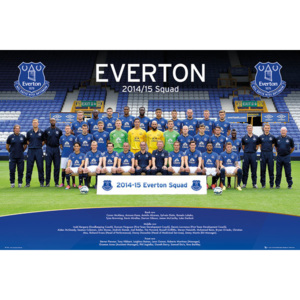 Plakát, Obraz - Everton FC - Team Photo 14/15, (91,5 x 61 cm)