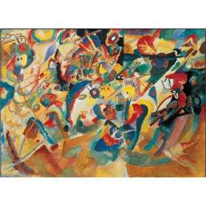 Obraz, Reprodukce - Studie ke kompozici VII, Kandinsky, (80 x 60 cm)