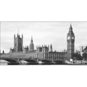 Obraz, Reprodukce - Londýn - Houses of Parliament and Big Ben, ALAN SCHEIN PHOTOGRAPHY, (100 x 50 cm)