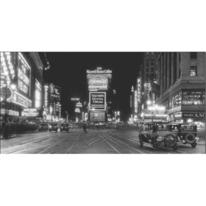Obraz, Reprodukce - New York - Times Square v noci, PHILIP GENDREAU, (140 x 70 cm)
