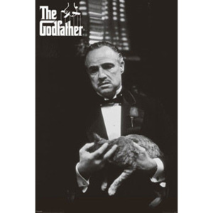 Plakát, Obraz - The Godfather - cat (B&W), (61 x 91,5 cm)