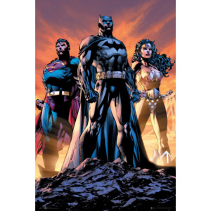 Plakát, Obraz - DC Comics - Justice league trio, (61 x 91,5 cm)