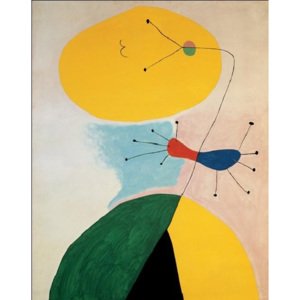 Obraz, Reprodukce - Portrét, 1938, Joan Miró, (60 x 80 cm)