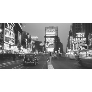 Obraz, Reprodukce - New York - Times Square illuminated by large neon advertising signs, PHILIP GENDREAU, (140 x 70 cm)