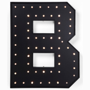 Nástěnné svítidlo B LED - černé