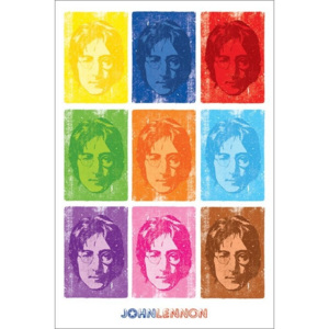 Plakát, Obraz - John Lennon - pop art, (61 x 91,5 cm)
