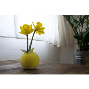 Dekorativní váza Cuco žlutá