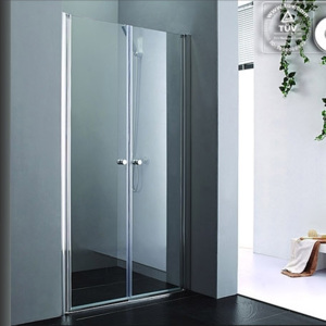 Sprchové dveře do niky dvoukřídlé POPY 80 78-82 cm čiré sklo