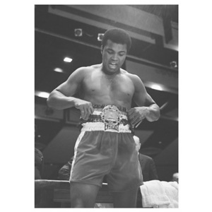 Posters Plakát, Obraz - Muhammad Ali - belt, (60 x 80 cm)
