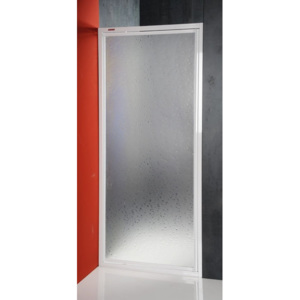 AQUALINE - DJ sprchové dveře výkyvné 900mm, bílý profil, polystyren výplň (DJ-C-90)