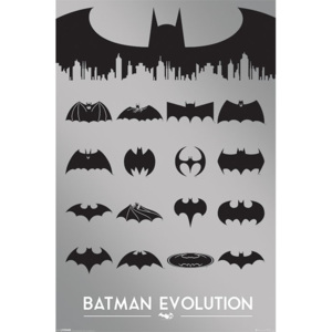 Plakát, Obraz - Batman - vývoj, (61 x 91,5 cm)