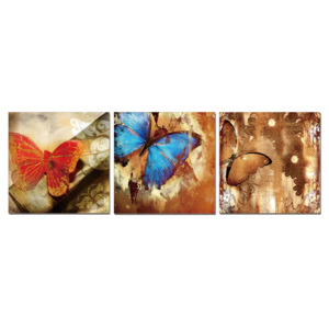 Obraz na zeď - Motýl - umění přírody, (210 x 70 cm)