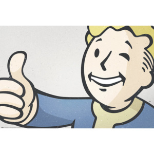 Plakát, Obraz - Fallout 4 - Vault Boy, (91,5 x 61 cm)