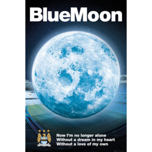 Plakát, Obraz - Manchester City FC - Blue Moon 14/15, (61 x 91,5 cm)