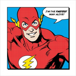 Obraz, Reprodukce - Flash - Fastest Man Alive, (40 x 40 cm)