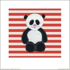 Obraz, Reprodukce - Catherine Colebrook - Panda, (30 x 30 cm)