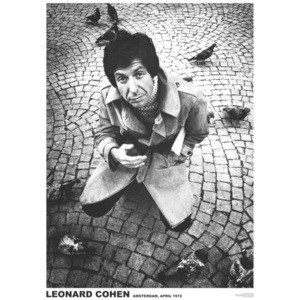 Plakát, Obraz - Leonard Cohen - Amsterdam 1972, (59 x 84 cm)