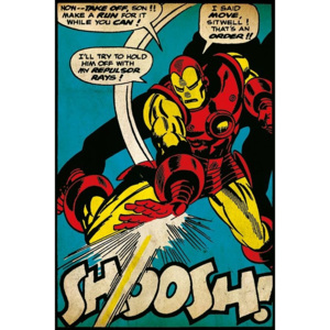 Plakát, Obraz - Iron Man - Shoosh, (61 x 91,5 cm)