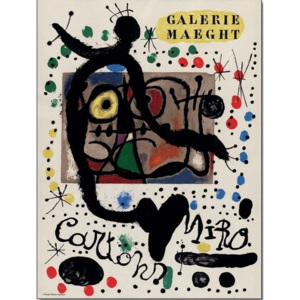 Obraz, Reprodukce - Cartoon, Joan Miró, (60 x 80 cm)