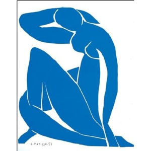 Obraz, Reprodukce - Modrý akt II, 1952, Henri Matisse, (60 x 80 cm)