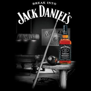 Plakát, Obraz - Jack Daniel's - pool room, (61 x 91,5 cm)