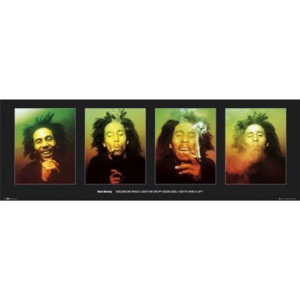 Plakát, Obraz - Bob Marley - faces, (158 x 53 cm)