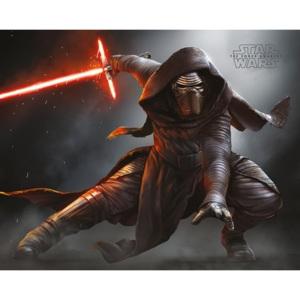 Plakát, Obraz - Star Wars VII: Síla se probouzí - Kylo Ren Crouch, (50 x 40 cm)