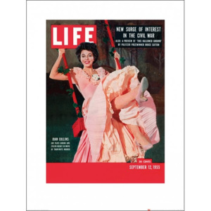 Obraz, Reprodukce - Time Life - Life Cover - Joan Collins, (60 x 80 cm)