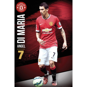 Plakát, Obraz - Manchester United FC - Di Maria 14/15, (61 x 91,5 cm)