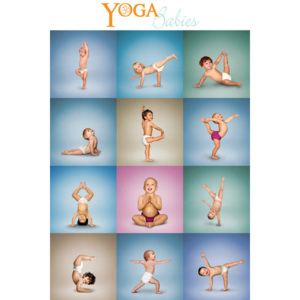 Plakát, Obraz - Yoga - miminka, (61 x 91,5 cm)