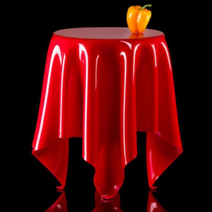 Brauer John Designový stolek Illusion od Essey, červený