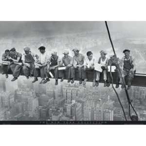 Plakát, Obraz - Men on girder - New York, (91,5 x 61 cm)