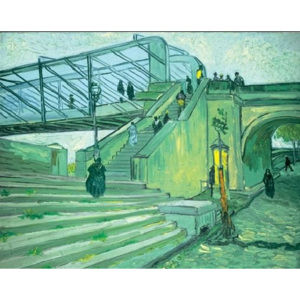 Obraz, Reprodukce - Most v Trinquetaille, 1888, Vincent van Gogh, (70 x 50 cm)