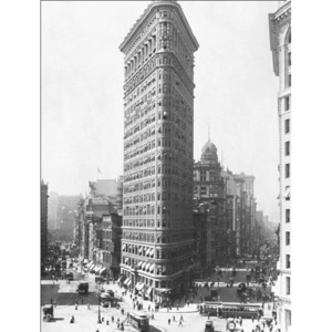 Obraz, Reprodukce - New York - Flatiron building, A. LOEFLER, (60 x 80 cm)