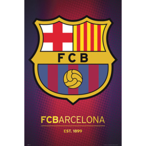 Plakát, Obraz - Barcelona - club crest 2013, (61 x 91,5 cm)