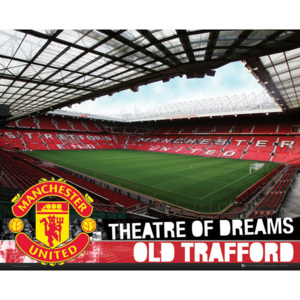 Posters Plakát, Obraz - Manchester United FC - Inside Old Trafford S.O.S, (50 x 40 cm)