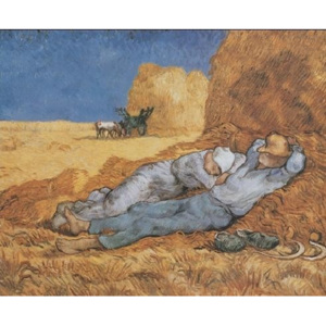 Obraz, Reprodukce - Polední odpočinek, 1890, Vincent van Gogh, (70 x 50 cm)