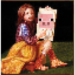Plakát, Obraz - Minecraft - pig, (61 x 61 cm)