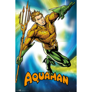Plakát, Obraz - DC Comics - Aquaman, (61 x 91,5 cm)