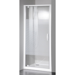 GELCO - ETERNO sprchové dveře 900mm, sklo STRIP (GE6690)