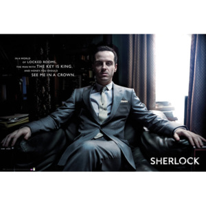Plakát, Obraz - Sherlock - Moriarty Chair, (91,5 x 61 cm)