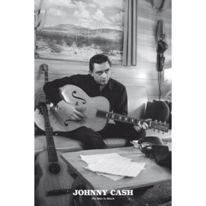 Plakát, Obraz - Johnny Cash - man in black, (61 x 91,5 cm)