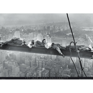 GBEYE Plakát, Obraz - New York - asleep on girder, (91,5 x 61 cm)