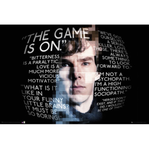 Plakát, Obraz - Sherlock - Sherlock Quotes, (91,5 x 61 cm)