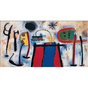 Obraz, Reprodukce - Obraz - Peinture, 1953, Joan Miró, (80 x 60 cm)